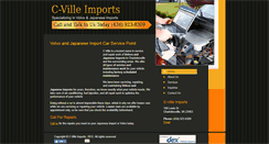 Desktop Screenshot of cvilleimports.com