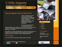 Tablet Screenshot of cvilleimports.com